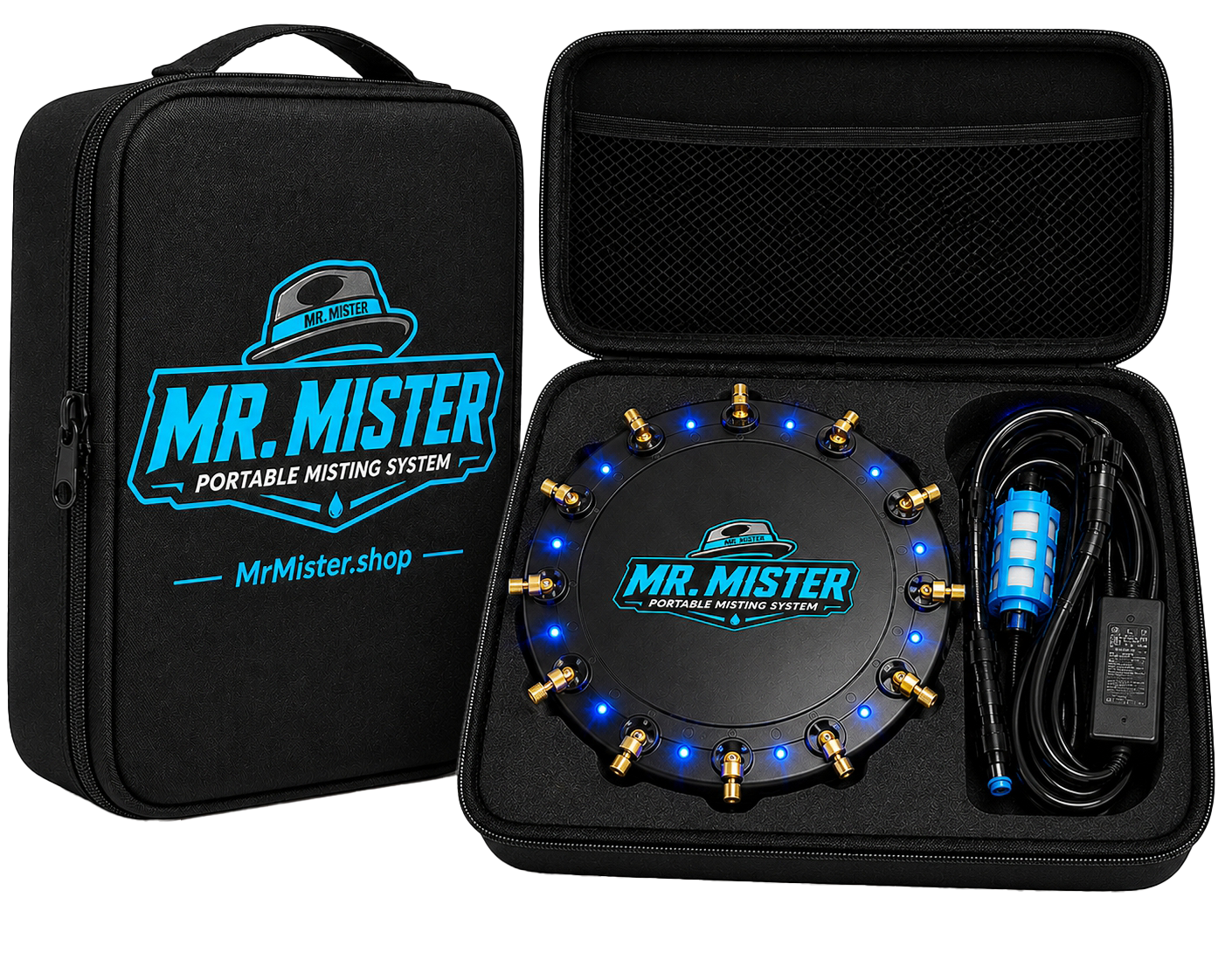 Mr. Mister circular misting product packaging concept